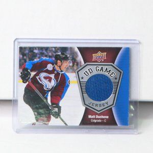 Matt Duchene UD Game-Used Jersey Hockey Card Colorado Avalanche GJ-MD 2016/17